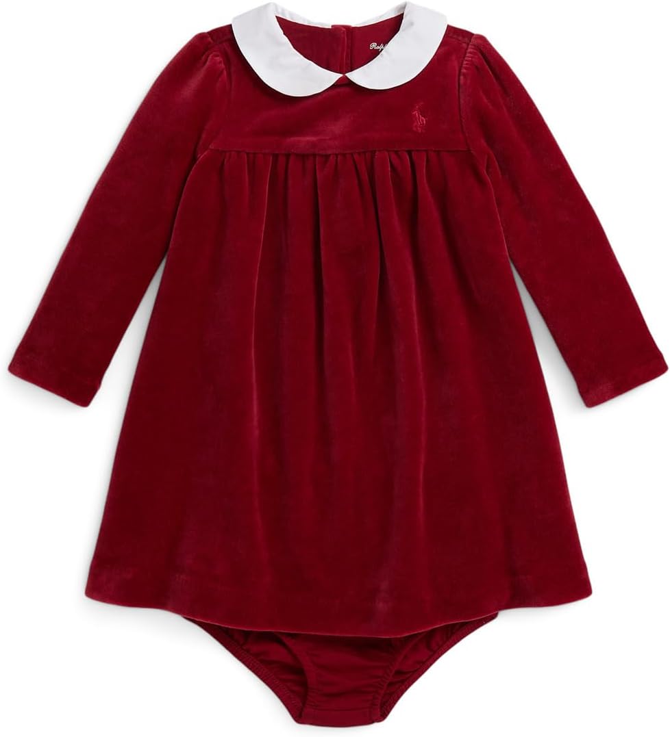 

Велюровое платье и шаровары Polo Ralph Lauren Kids, Holiday Red