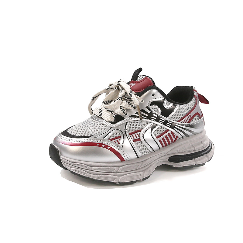 

Детские кроссовки с амортизацией и воздухопроницаемостью SHIBU, красный