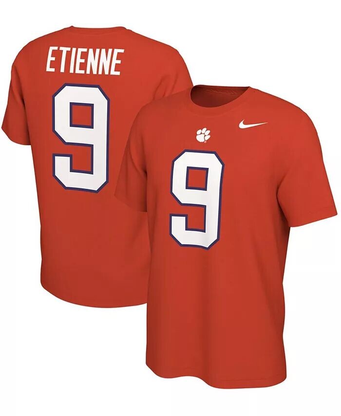 

Мужская футболка Travis Etienne Orange Clemson Tigers Alumni Name Number Nike