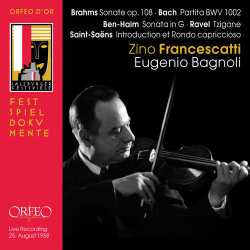 

CD диск Brahms / Bach, J.S. / Francescatti / Bagnoli: Sonata No. 3 in D minor Op. 108