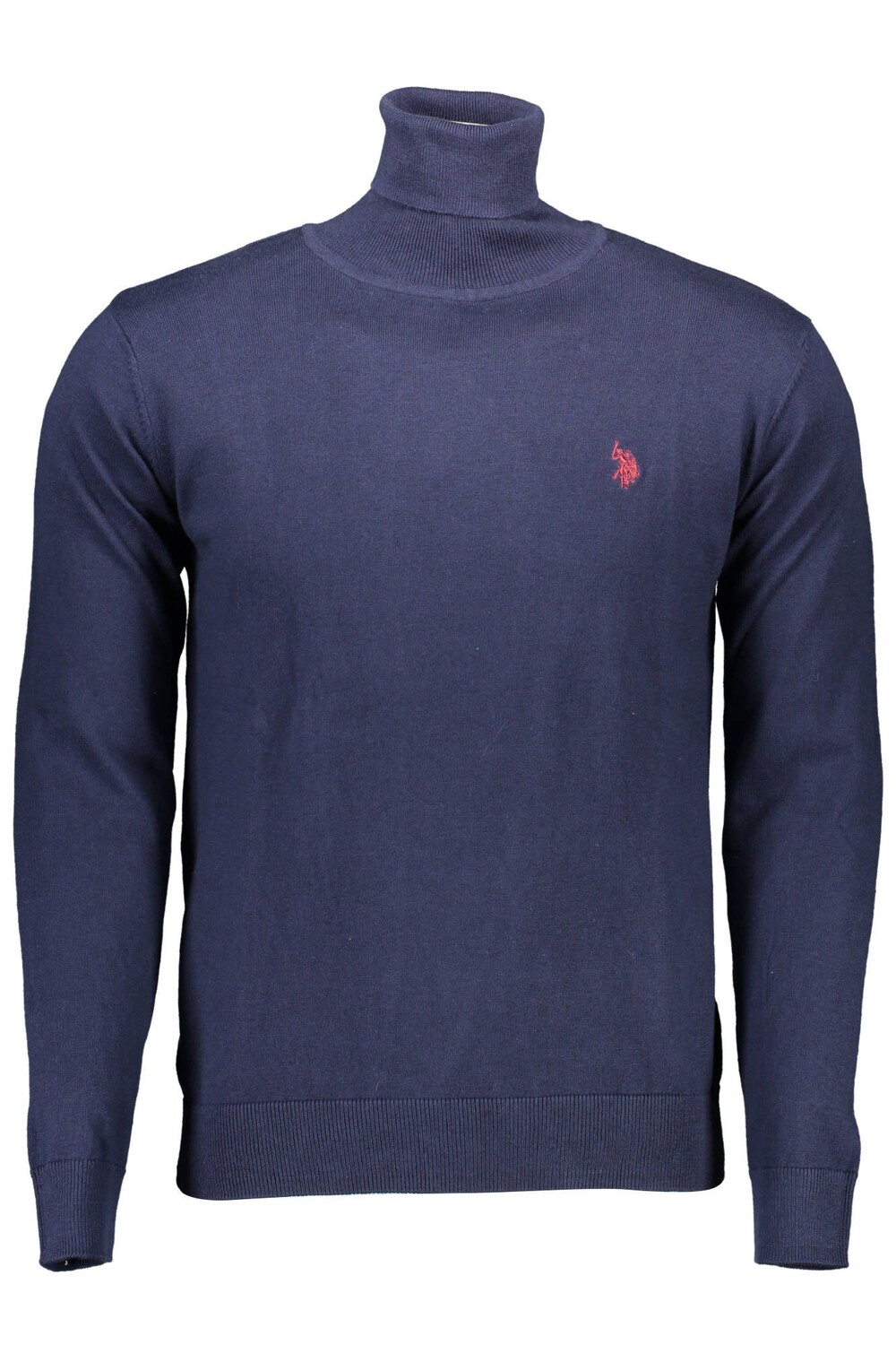 

США ПОЛО ASSN. Мужской свитер с высоким воротником и вышивкой U.S. Polo Assn., синий