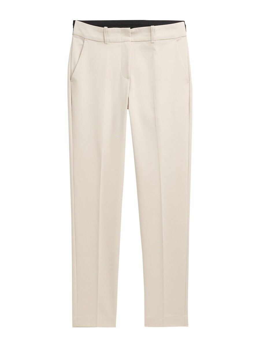 

Брюки TOM TAILOR Slim fit Pleated Pants Mia, экрю