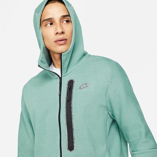 Толстовка Nike Sportswear Tech Fleece Full-Zip Hoodie 'Bicoastal Heather', цвет bicoastal/heather — фото 4