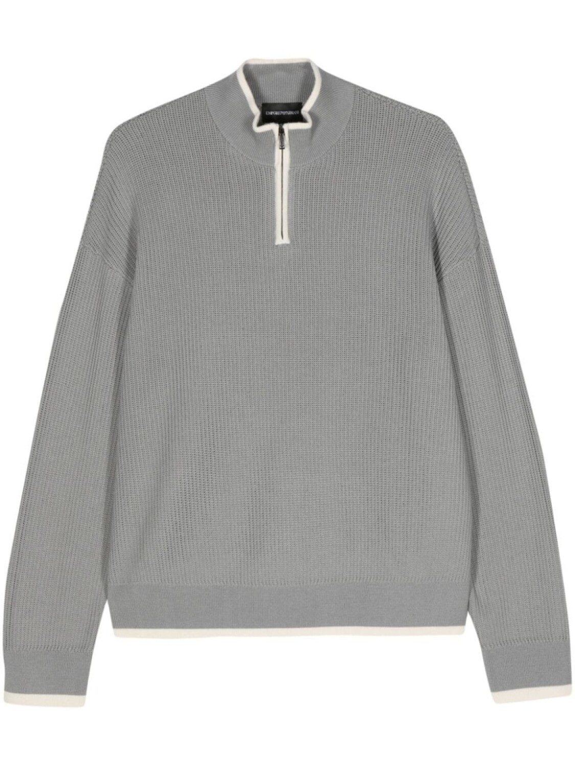 

Джемпер на молнии Emporio Armani, серый