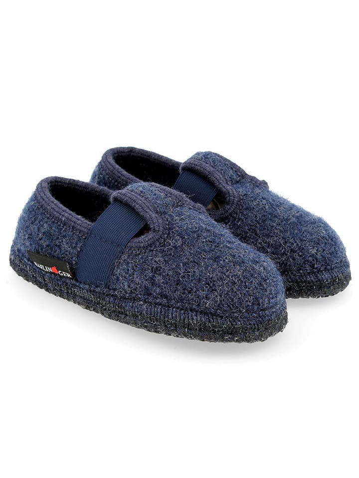 

Тапочки темно-синего цвета HAFLINGER