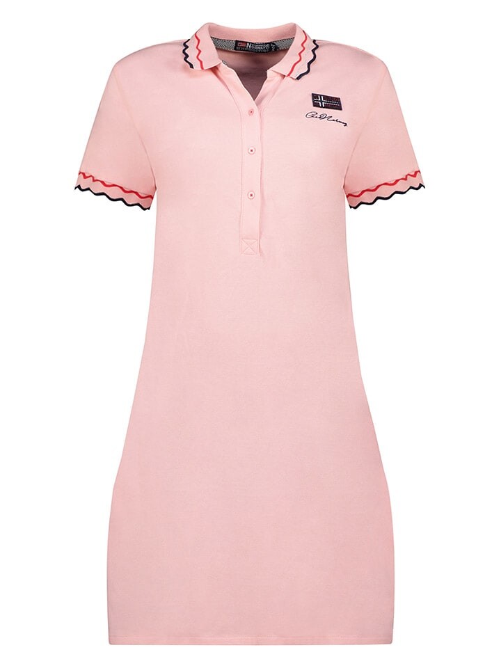

Короткое платье Geographical Norway Polo Jamaela, розовый