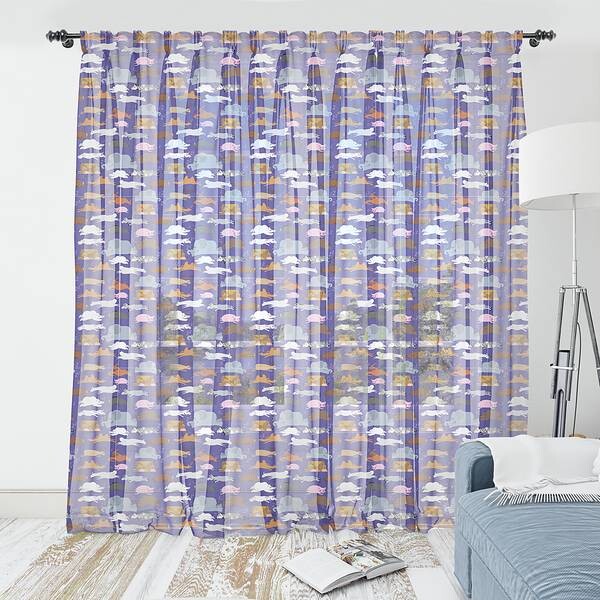 

Штора Abakuhaus Tiere 2 шт, 274x135x0,5 см цвет indigo mehrfarbig