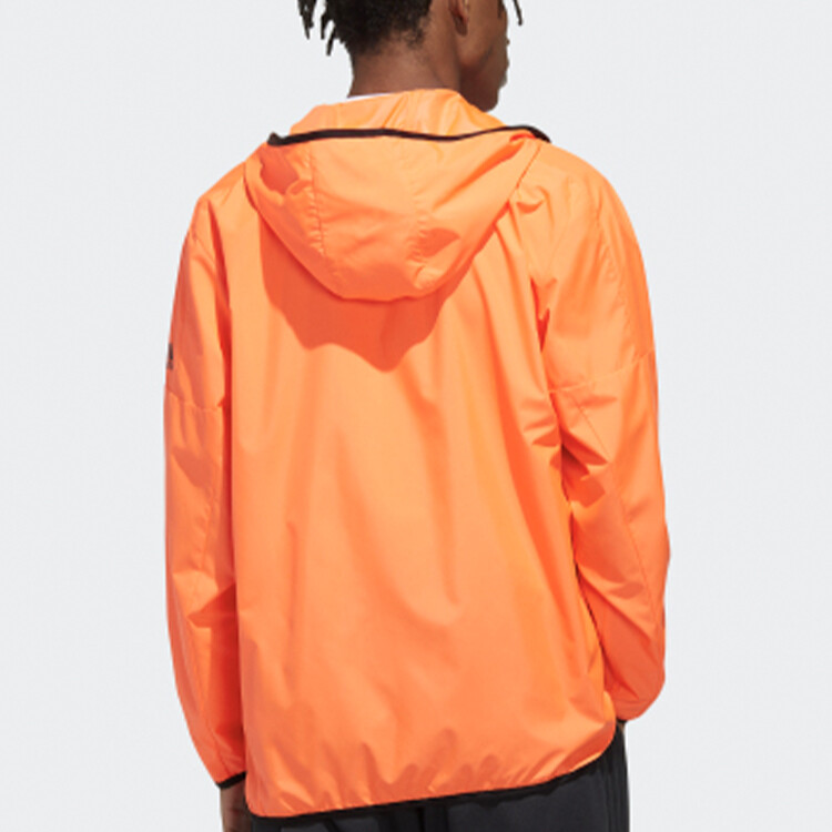 Куртка мужская красная флуоресцентная Adidas, цвет Red fluorescence — фото 4