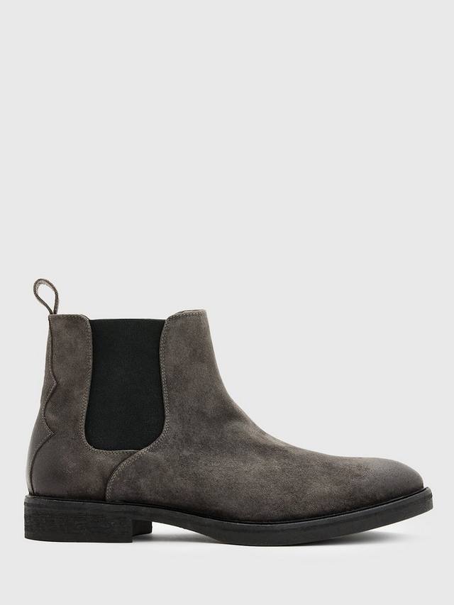 

Замшевые ботинки челси creed AllSaints, угольный