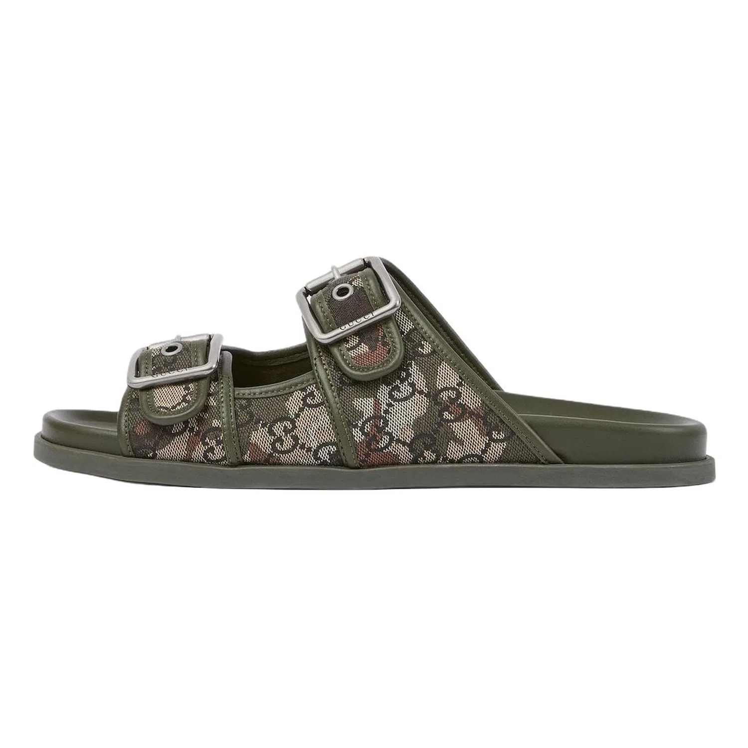 Шлепанцы мужские GUCCI зеленые