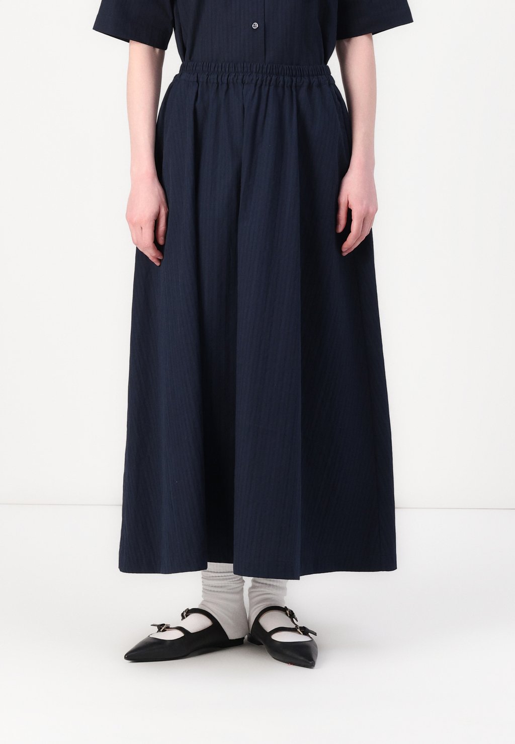 

Юбка макси TINA SKIRT Samsøe Samsøe, темно-синий