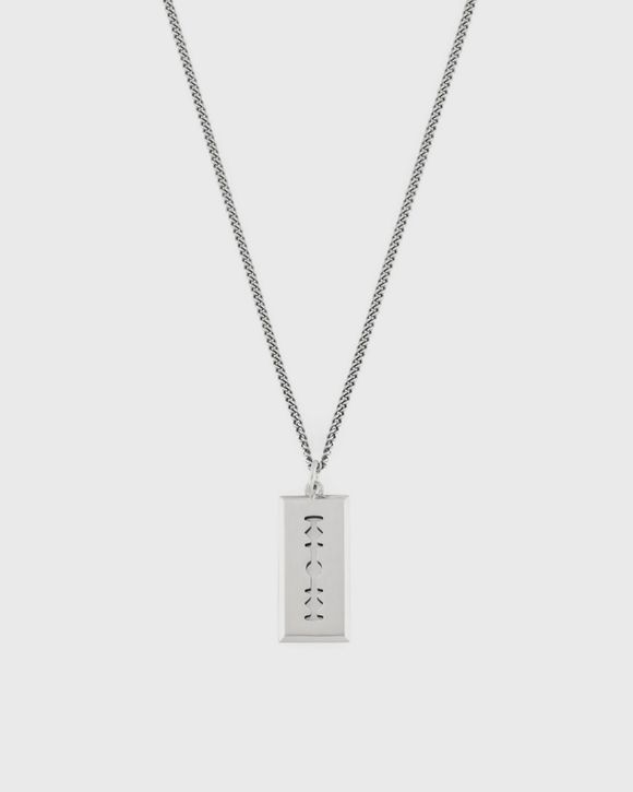 

Ожерелье Serge Denimes Silver Razor Necklace, серебряный