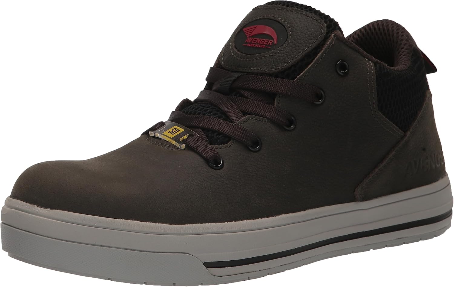 

Мужские ботинки Avenger с алюминиевым носком A711 для промышленного использования Avenger Work Boots, серый
