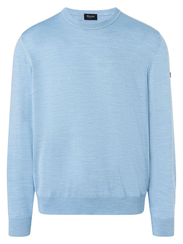 

Maerz Muenchen Светло-голубой шерстяной свитер