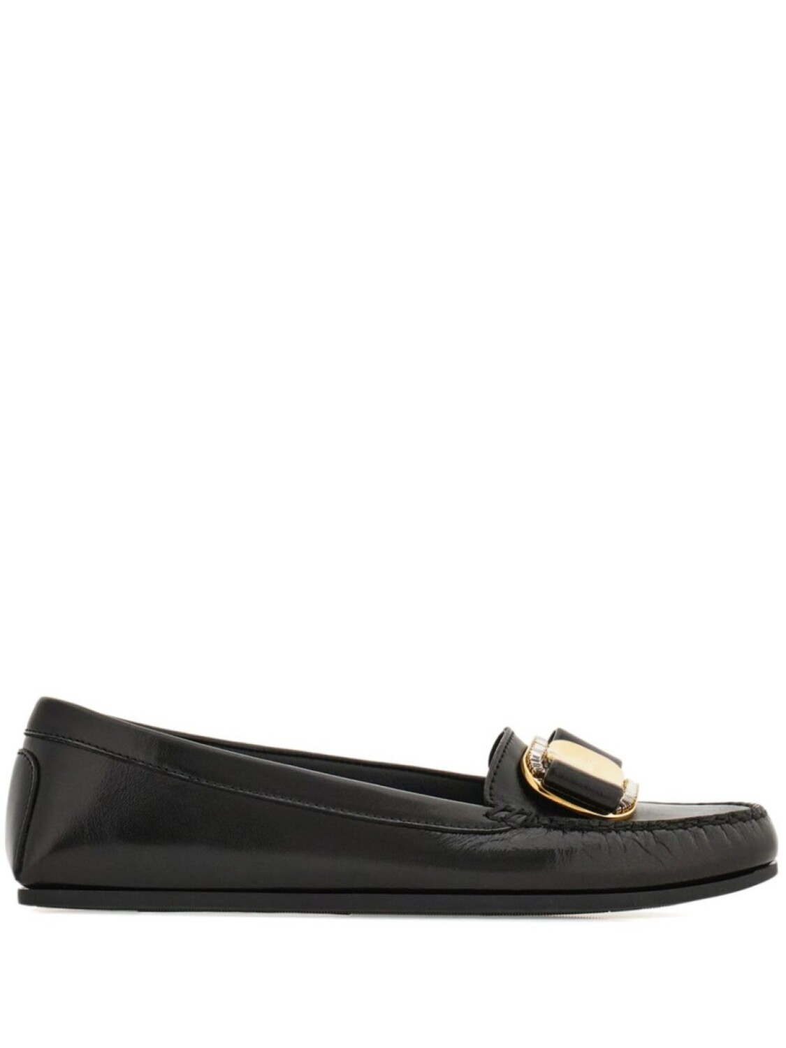 

Лоферы с кристаллами Ferragamo, черный