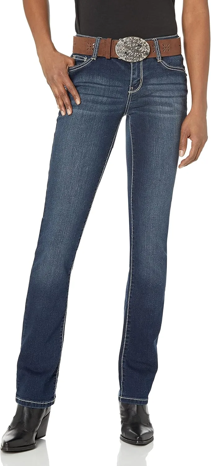 

Джинсы WallFlower Legendary Slim Bootcut Mid-Rise с поясом