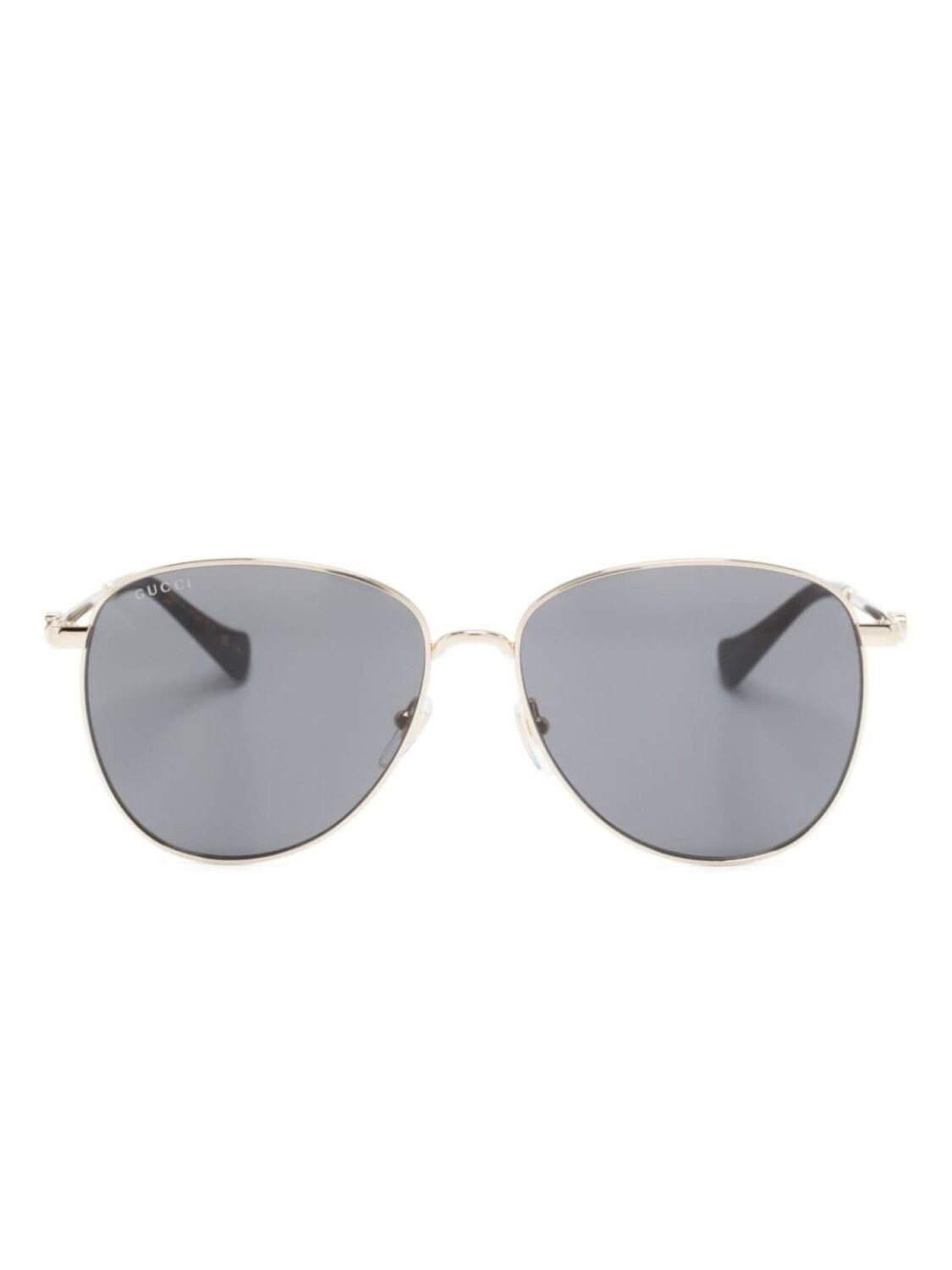 

Gucci Eyewear солнцезащитные очки в круглой оправе, коричневый
