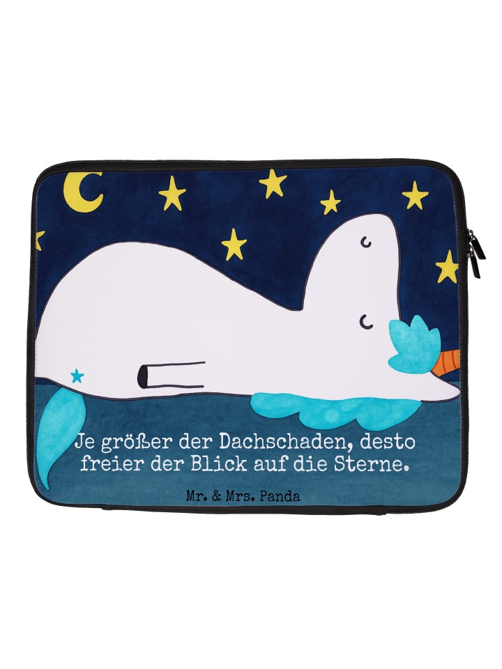 

Mr. & Mrs. Panda Сумка для ноутбука с изображением единорога и звездного неба, белая