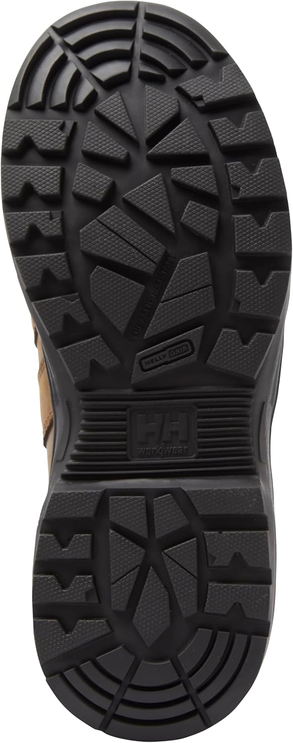 Helly-Hansen Oslo Hiker Mid Aluminum Toe рабочие ботинки для мужчин - легкая кожа и Ripstop с амортизирующими стельками и нескользящей подошвой, рейтинг EH Helly Hansen, 780 Dark Brown — фото 4