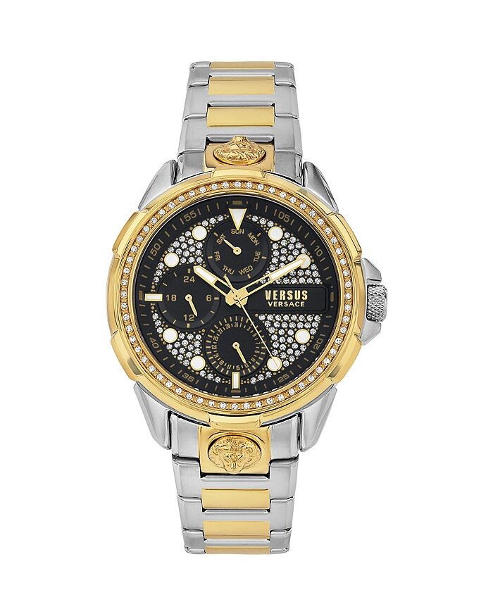 

Часы Versus Versace 6e Arrondissement Crystal, 46 мм, мультиколор
