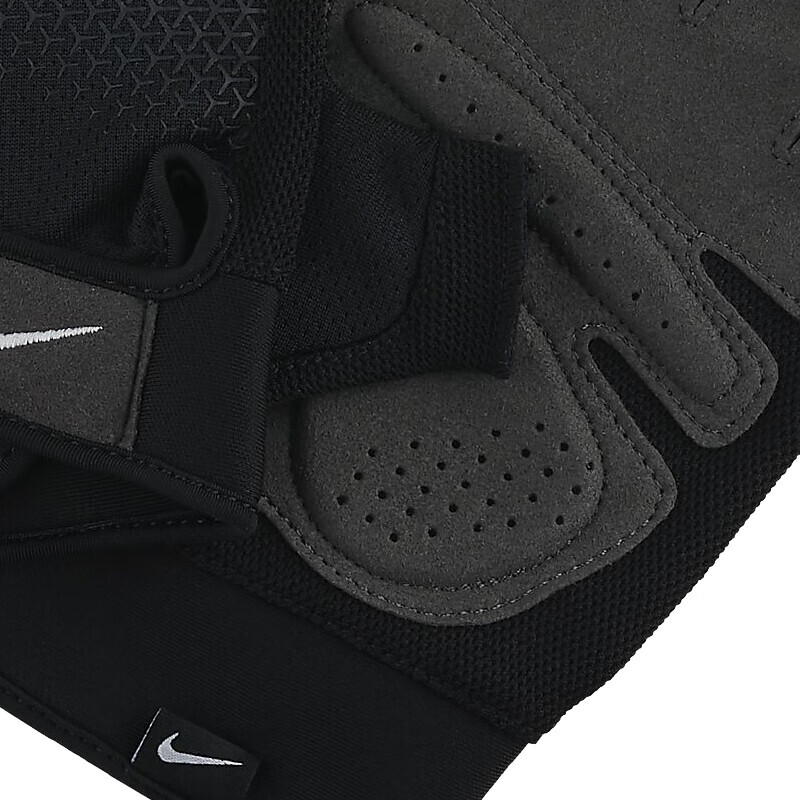 Пояс для тяжелой атлетики/спортивные перчатки Nike, цвет Black 945 — фото 3