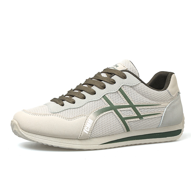 

Дышащие повседневные детские кроссовки для подростков FCMM, бежевый/зеленый