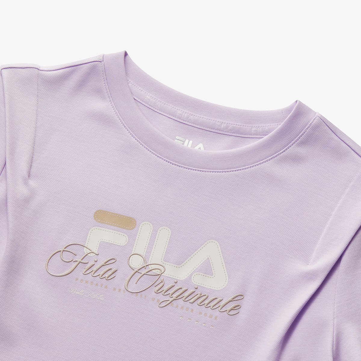 FILA KIDS Классическое платье Lifestyle SS25 потрясающий фиолетовый для подростков — фото 4