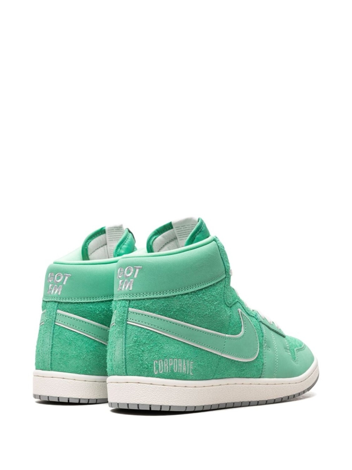 Кроссовки Air Ship Light Menta из коллаборации с Corporate Jordan, зеленый — фото 2