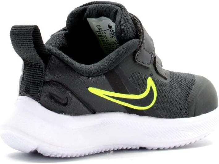 Детские кроссовки Nike Star Runner 3 Black/Black-Dk Smoke Grey (DA2776 001), зеленый — фото 4