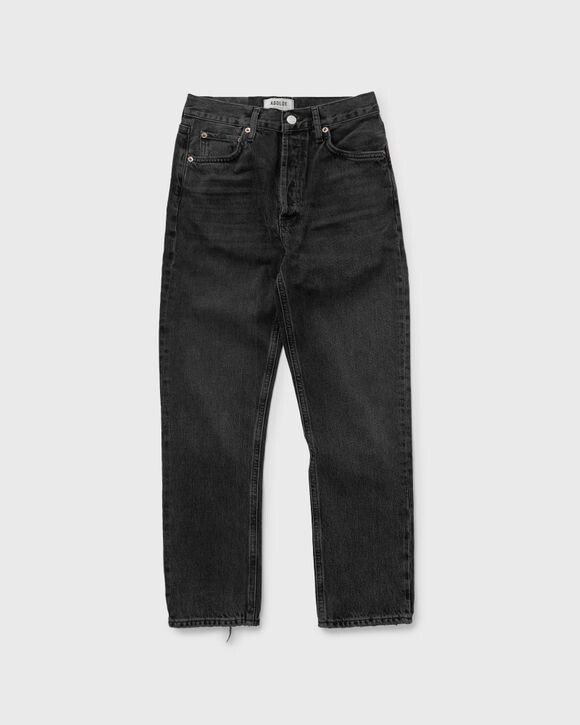 

Джинсы Agolde Wmns Riley Crop Jeans, цвет edit (black w/ damage)