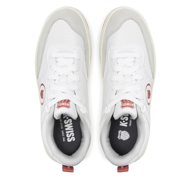 Кроссовки K-Swiss K-Varsity 99075-962-M White/Light Mahogany 962, белый — фото 4
