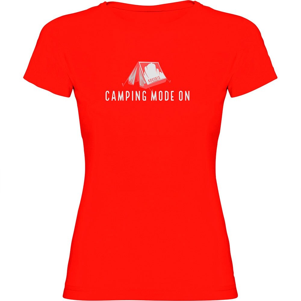 

Футболка с коротким рукавом Kruskis Camping Mode On, красный