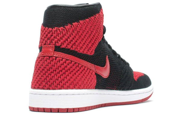 Кроссовки 1 ретро высокие og Flyknit Air Jordan, черный — фото 3
