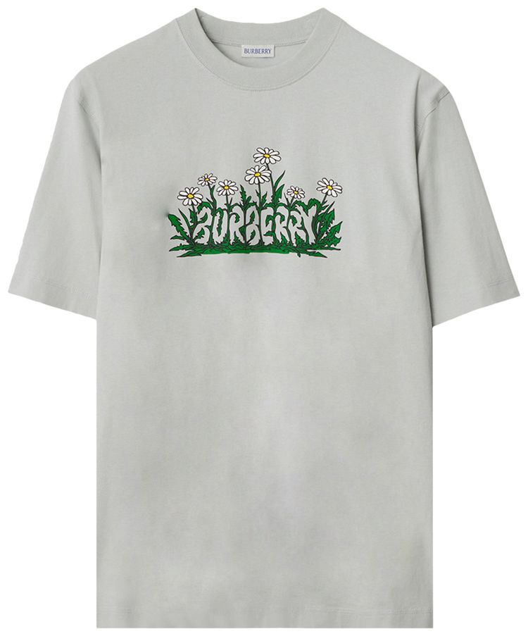 

Футболка Burberry Daisy Logo T-Shirt 'Winter', серый