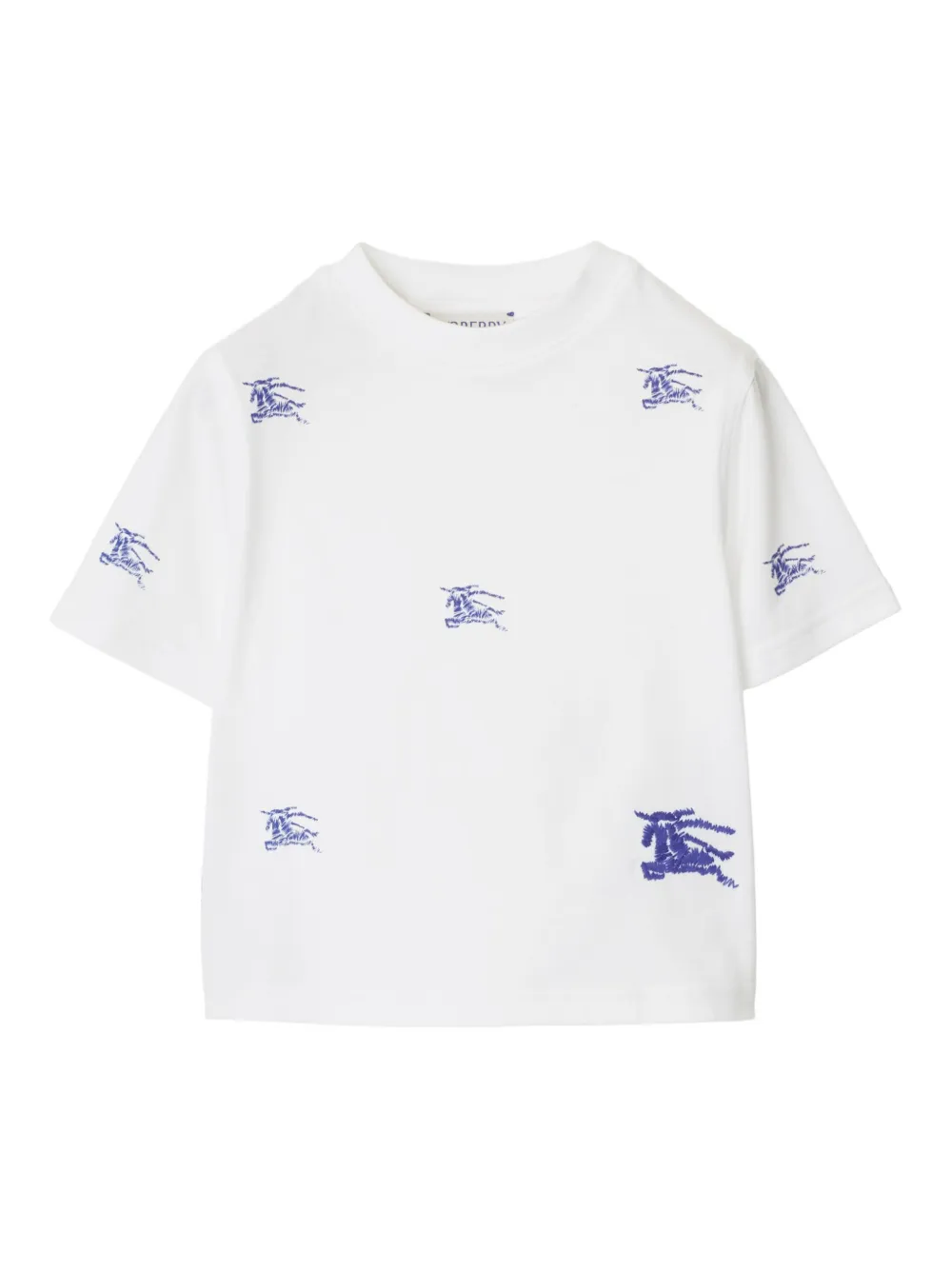 

Футболка с логотипом BURBERRY KIDS, белый