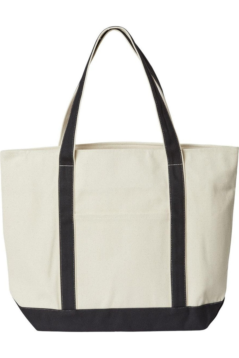 

Сумка-тоут Liberty Bags X-Large Boater с застежкой-молнией, цвет natural/ black, Черный, Сумка-тоут Liberty Bags X-Large Boater с застежкой-молнией, цвет natural/ black
