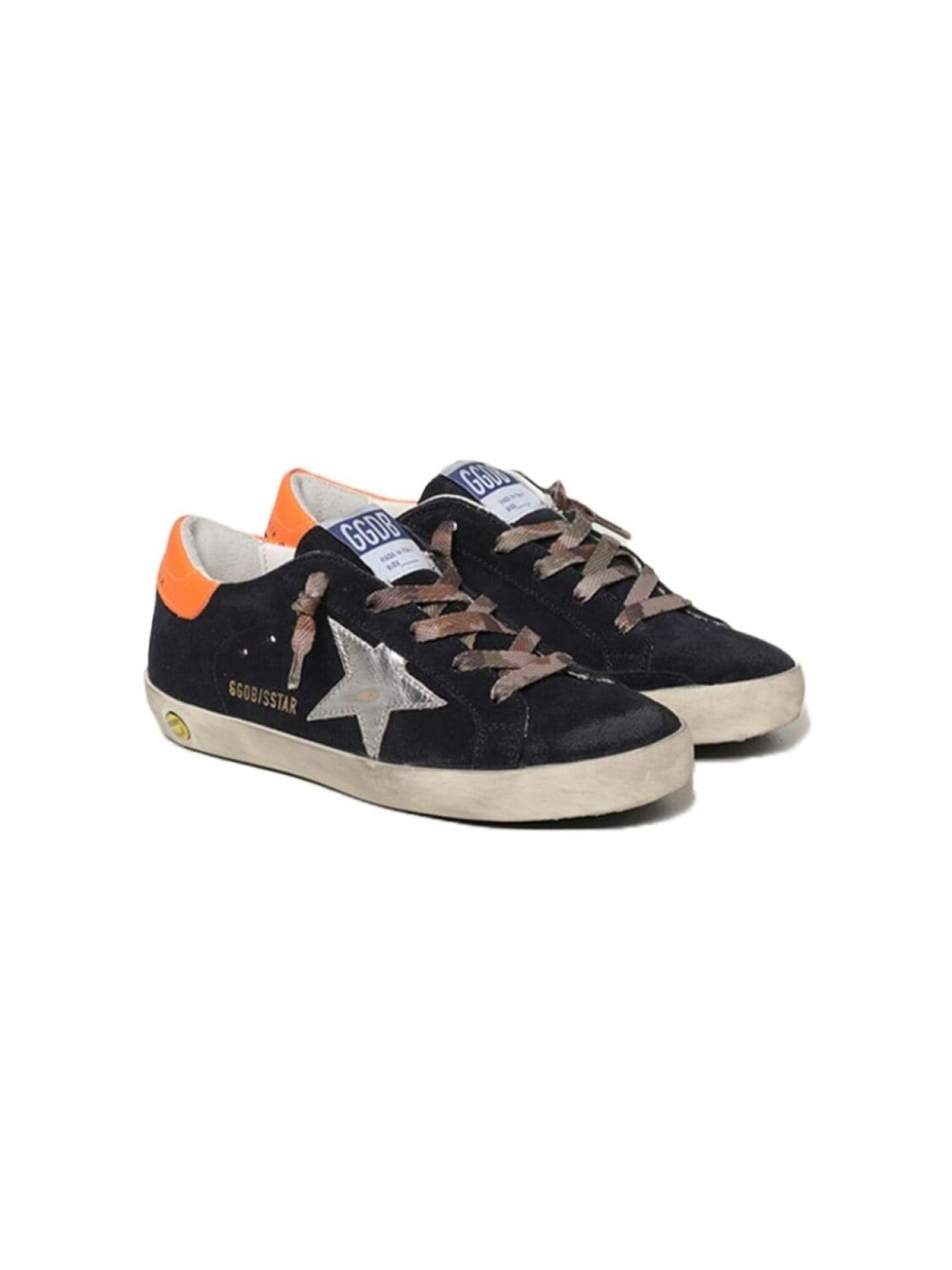 

Golden Goose Kids кеды Super-Star, черный