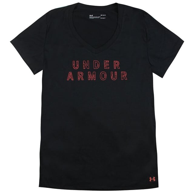 

Короткая женская футболка с графическим логотипом 1348032 003 Under Armour, черный