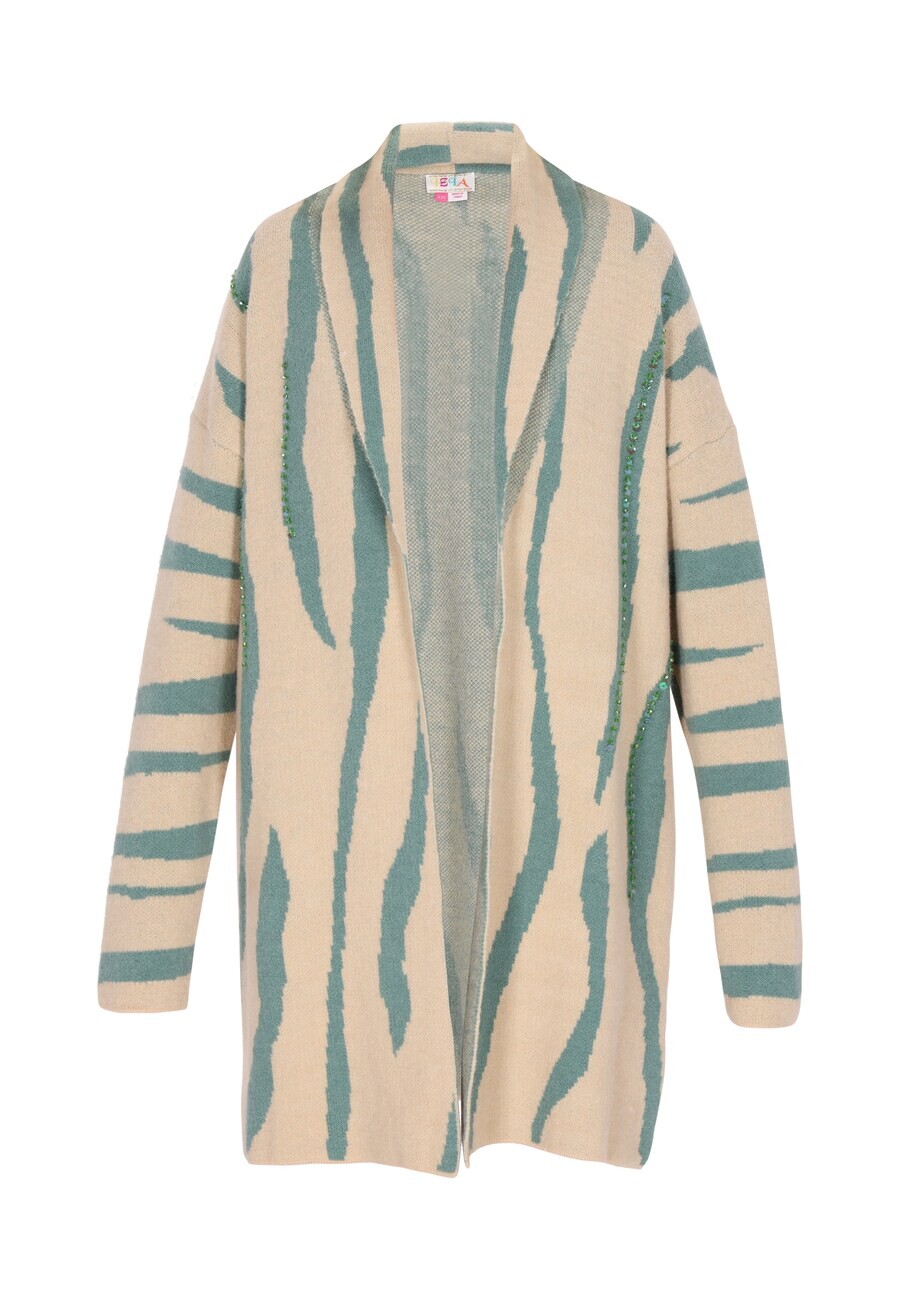 

Вязаный кардиган IZIA Knit Cardigan, бежевый