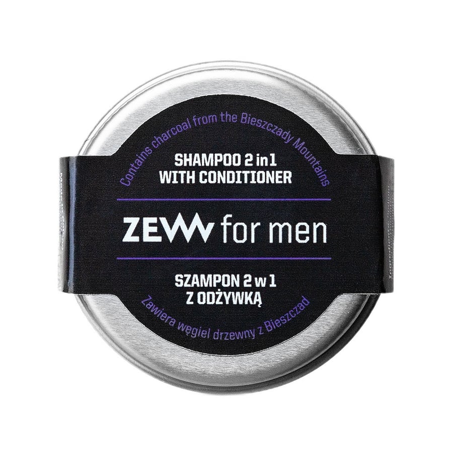 

Zew For Men, Шампунь 2 в 1 с кондиционером с древесным углем из Бещад, 15 мл