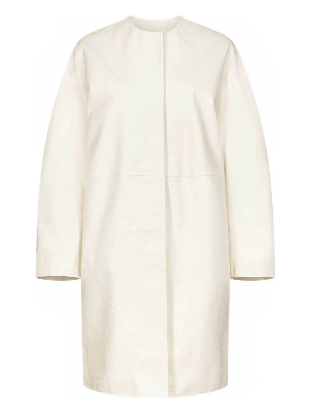 

Однобортное пальто без воротника Loulou De Saison, белый