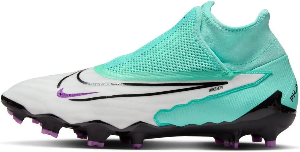 Мужские кроссовки NIKE Phantom Gx Academy Fg/MG, белый/черный/бирюзовый — фото 3