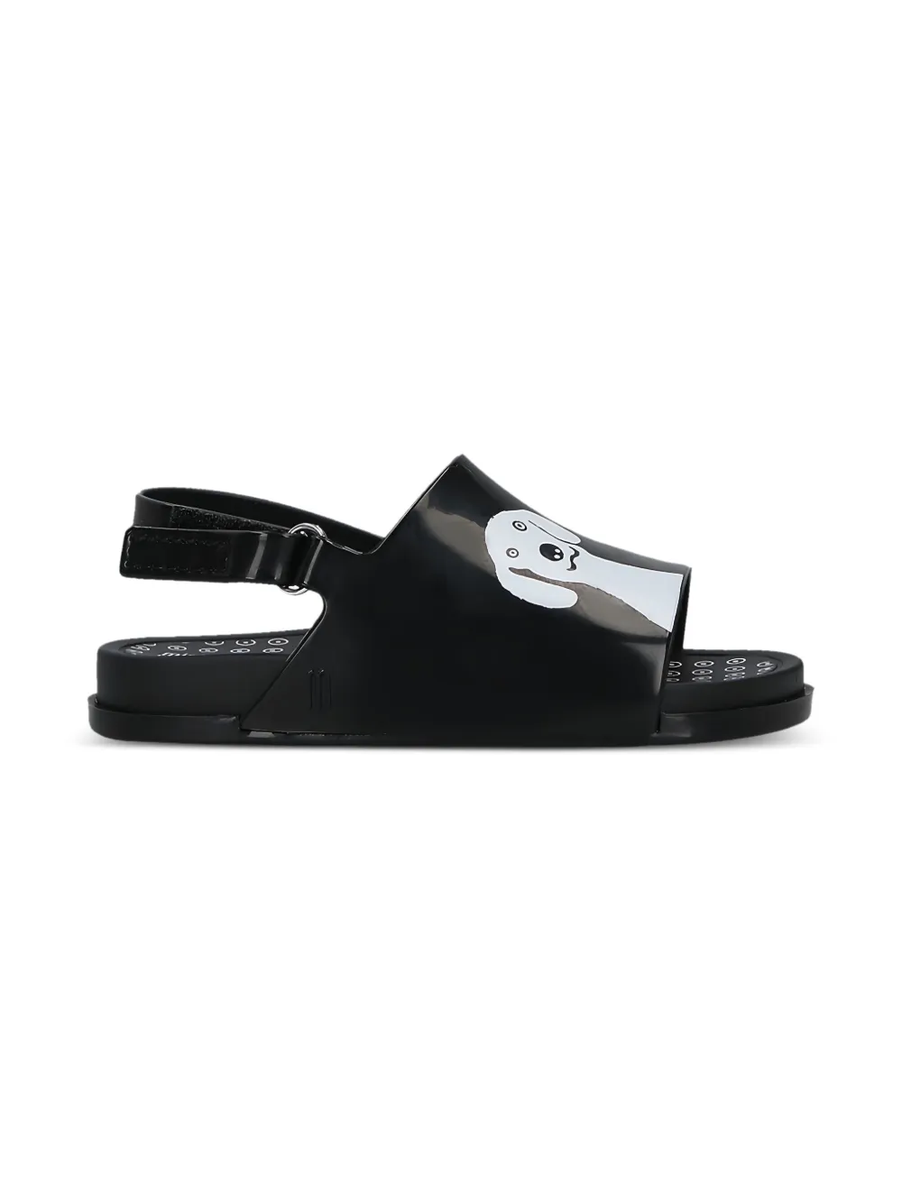 Босоножки-слингбэки с принтом собак X10 CORSO COMO Melissa, черный — фото 2