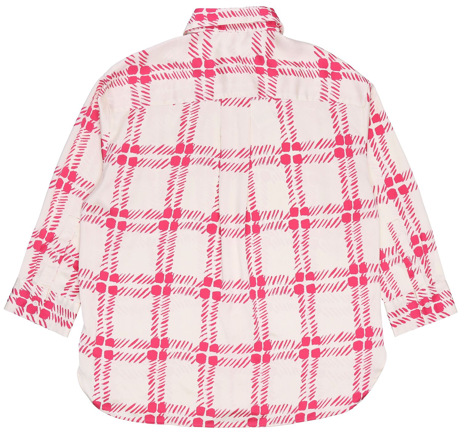 X Marni Женская Оверсайз Длинная Рубашка Бежевая UNIQLO — фото 4