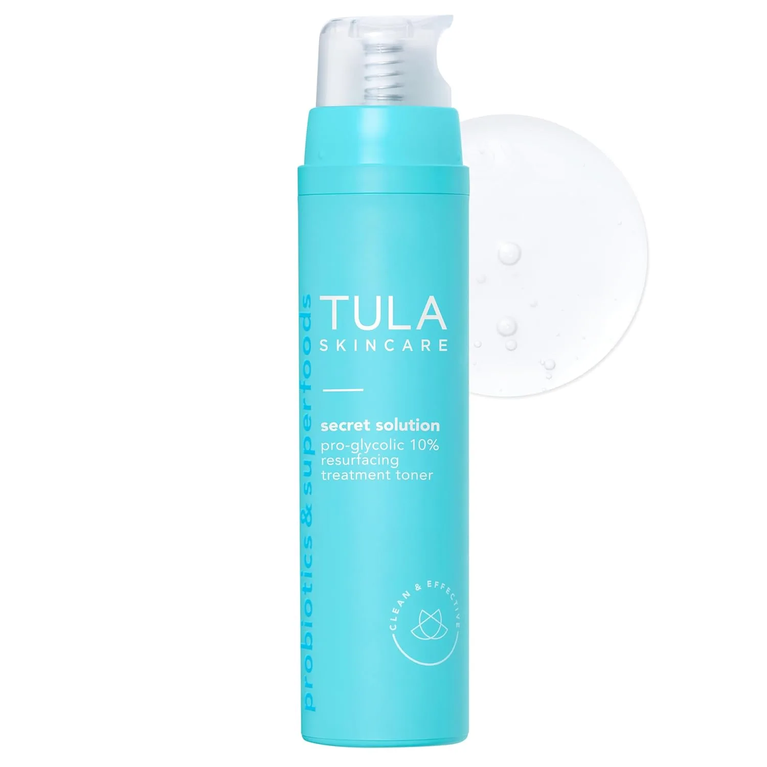 Тоник Tula — Skin Care Secret Solution Pro-Glycolic % pH Resurfacing Toner - , мягко отшелушивающий и, 70 мл