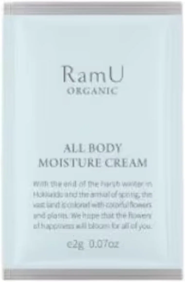 Крем для тела RamU Organic All Body Moisture Cream, 100 пакетиков по 2 мл, лавандовый цитрус