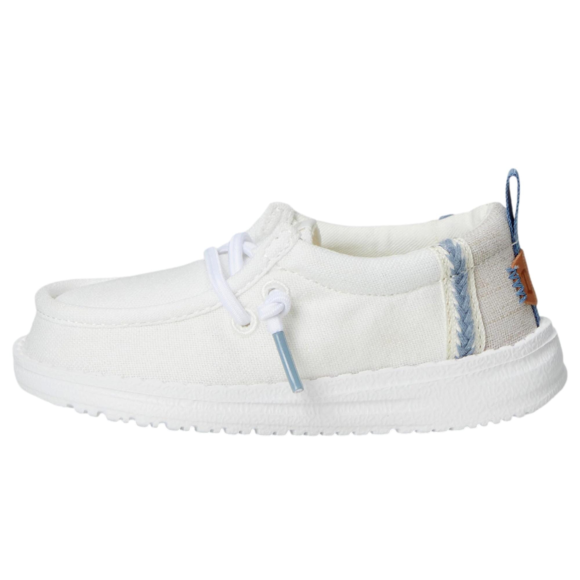 

Hey Dude Wally Summer Linen White/Stone Grey 43269-1SO Детский