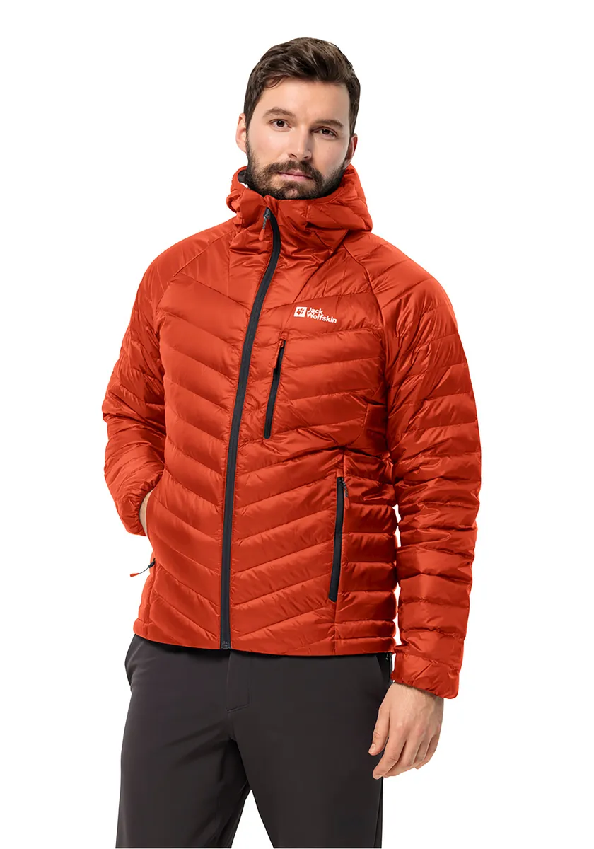 

Функциональная куртка Jack Wolfskin "PASSAMANI DOWN HOODY M", с капюшоном, с капюшоном, цвет Carmine