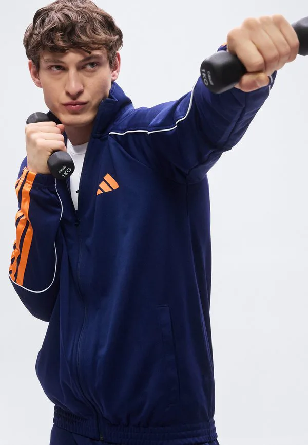 Спортивный костюм для стадиона Adidas Sportswear, Dark Blue/Pure Orange — фото 4