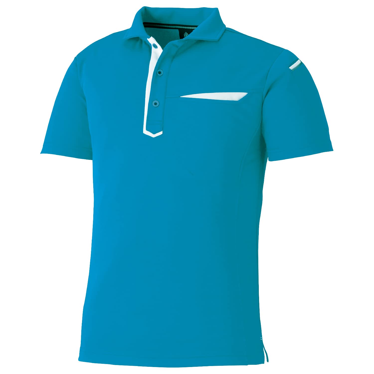 

Поло Kokuraya 3684-03-S KNG Series Cut Pocket Short Sleeve Polo Pen Holder 3684 Turquoise S, бирюзовый